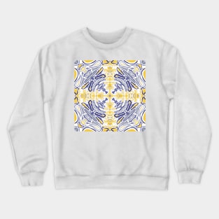 Mediterranean Pattern Crewneck Sweatshirt